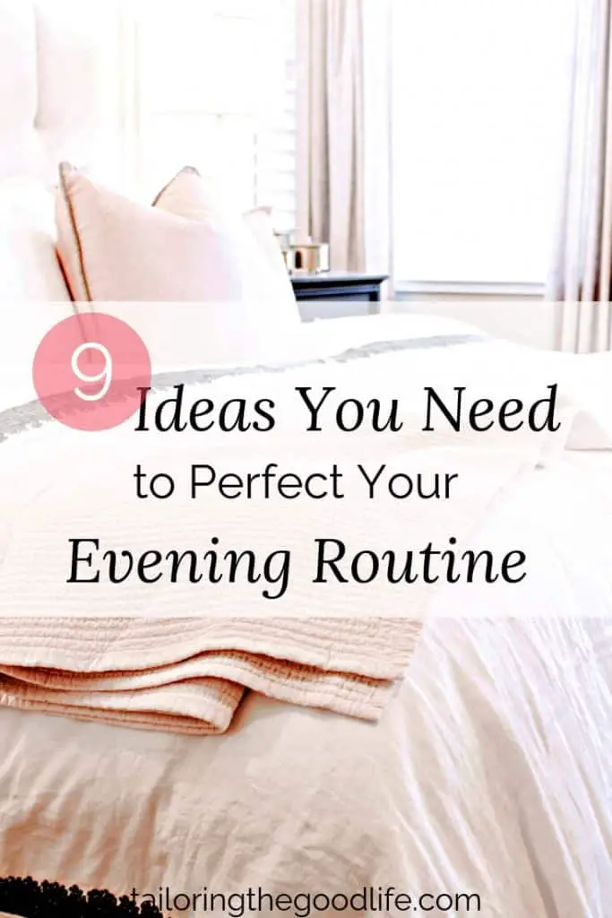 Evening Routine Ideas - luxury bedding in beautiful bedroom