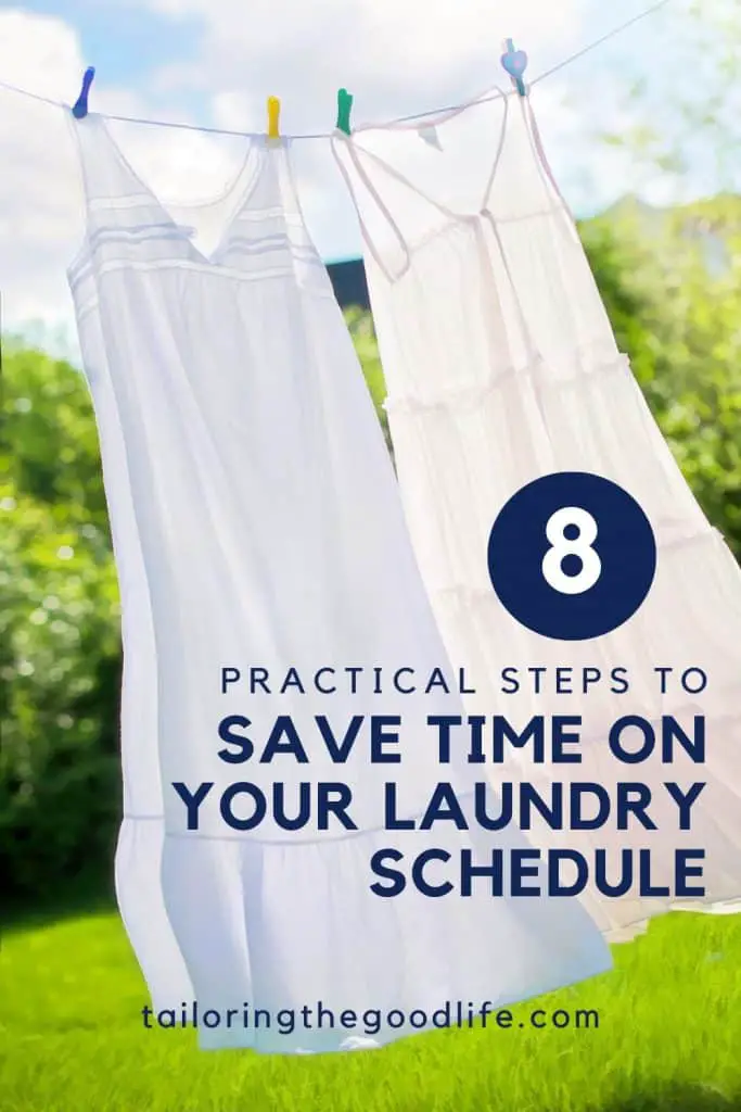 2 summer dresses blowing in the wind to dry - 8 Practical Steps to Save Time on Your Laundry Schedule