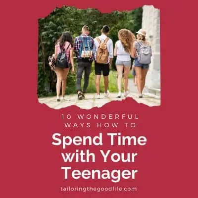 Spend time with your teenager - 5 teenagers walking together