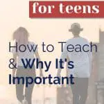 Goal Setting for Teens - 2 teenagers on the street from the back