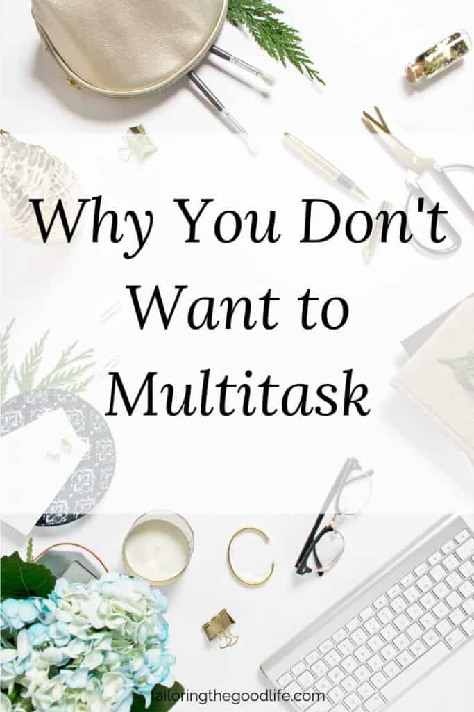 desk with flowers, keyboard, and different items to work - Do you want to have multitasking skills?